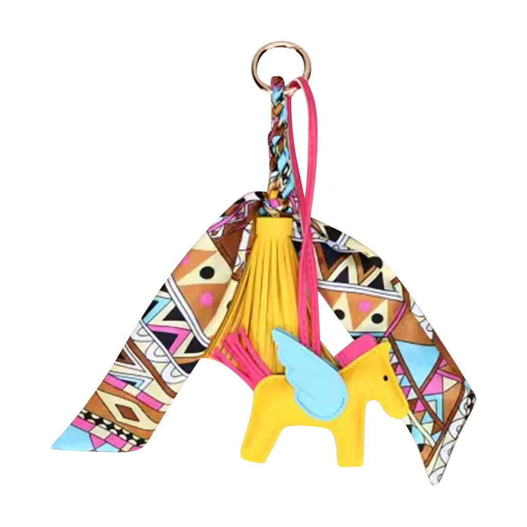 Western Trend Alert! Horse Charm w/ Scarf Bag Charms!: Pink