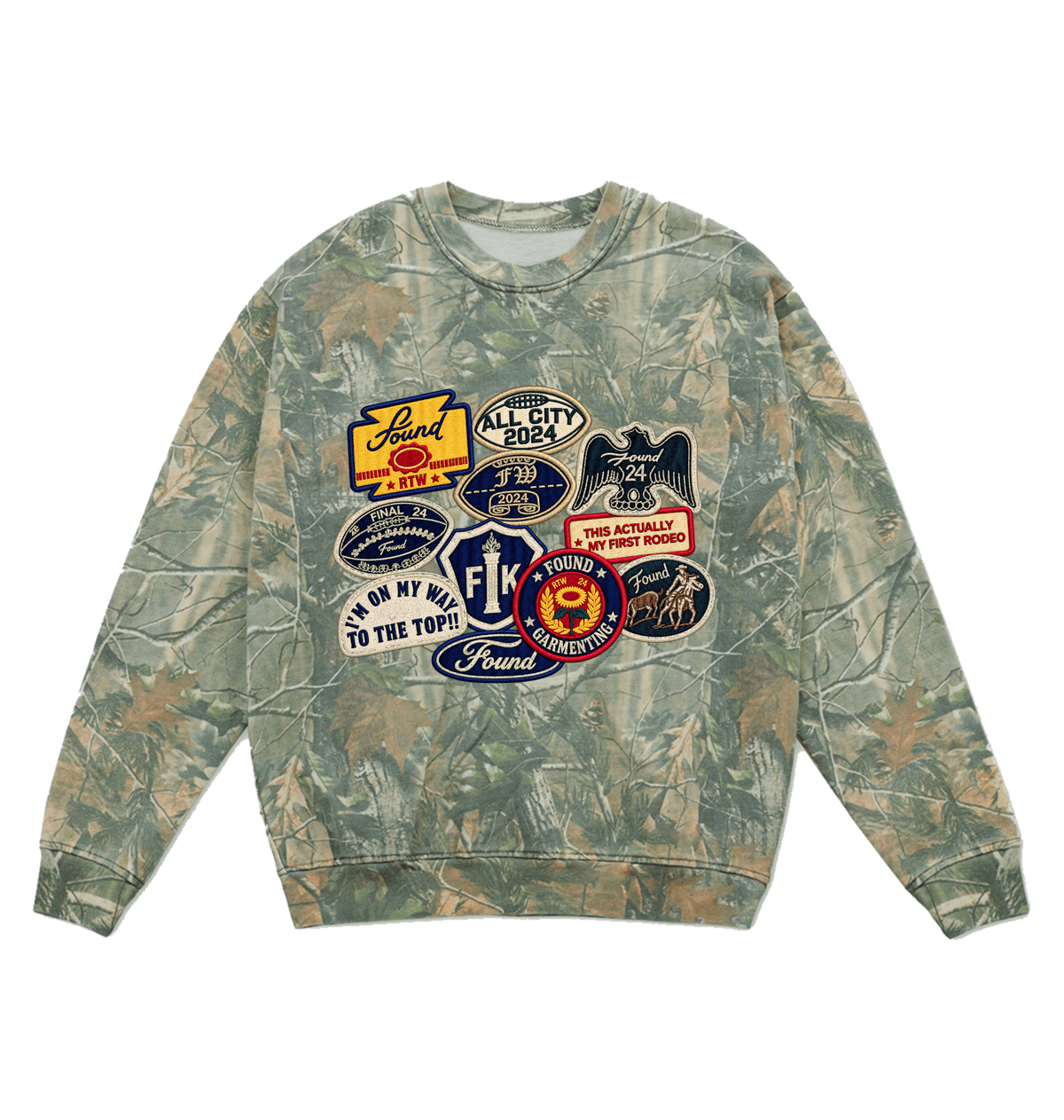 Vintage Wood Camo Shirts & Tops Front