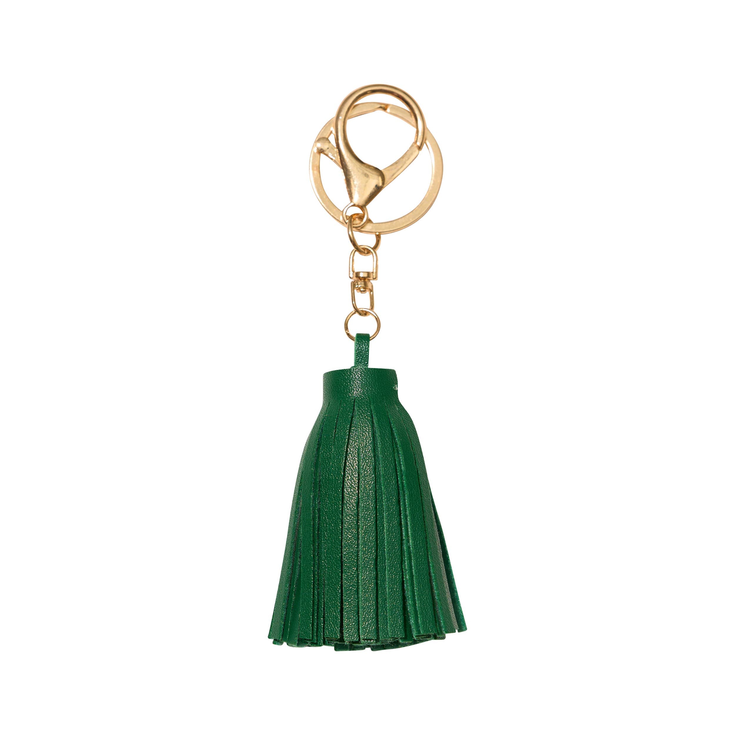 Faux Leather Tassel Bag Charms - 10 colors: Red