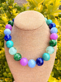 Purple Pop Bauble Necklace 