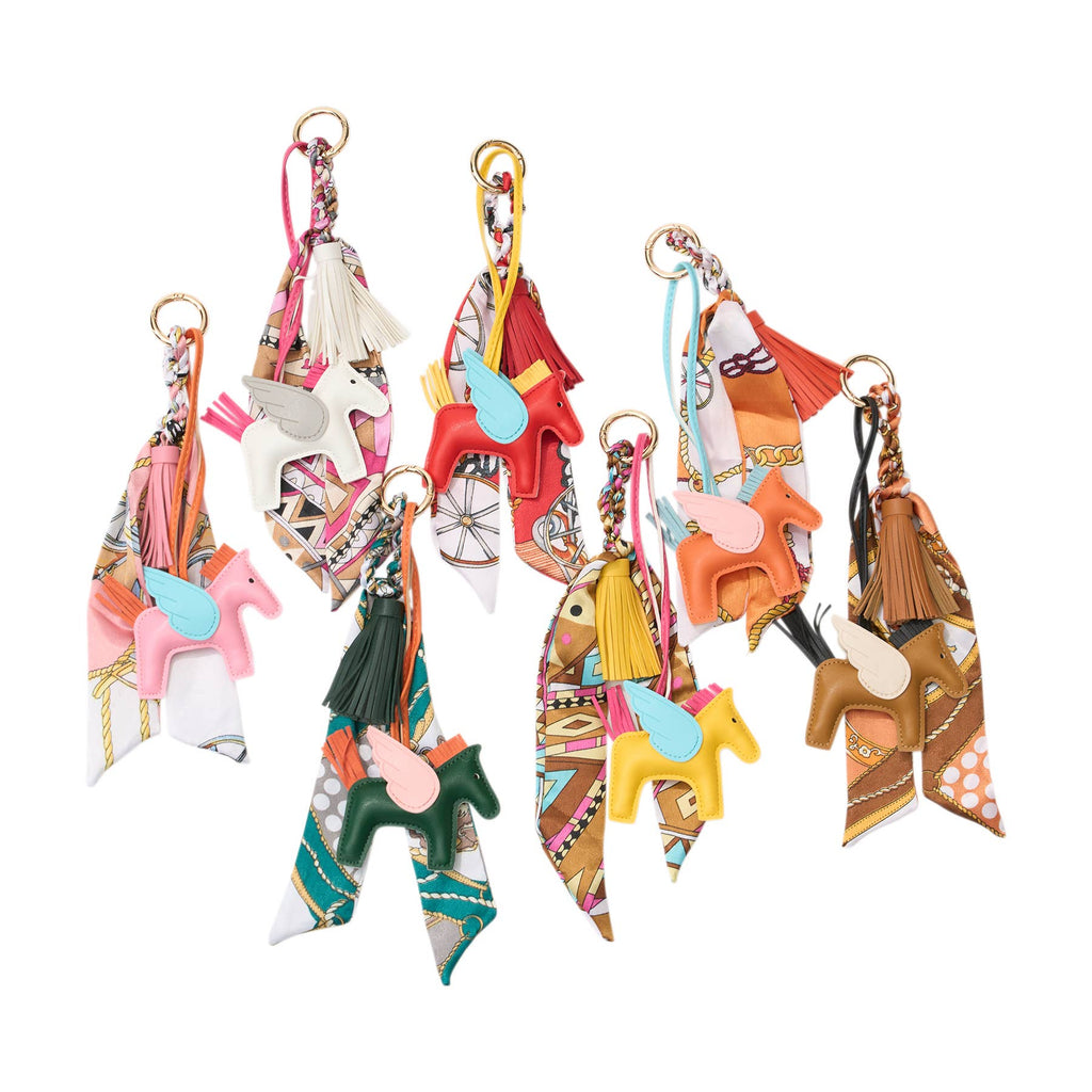Western Trend Alert! Horse Charm w/ Scarf Bag Charms!: Pink
