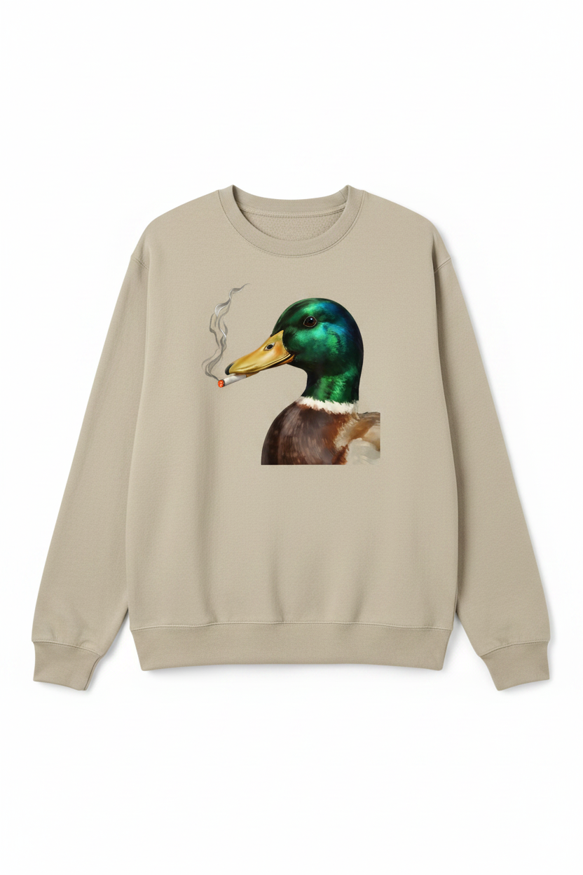 Smoking Mallard Sweatshirt