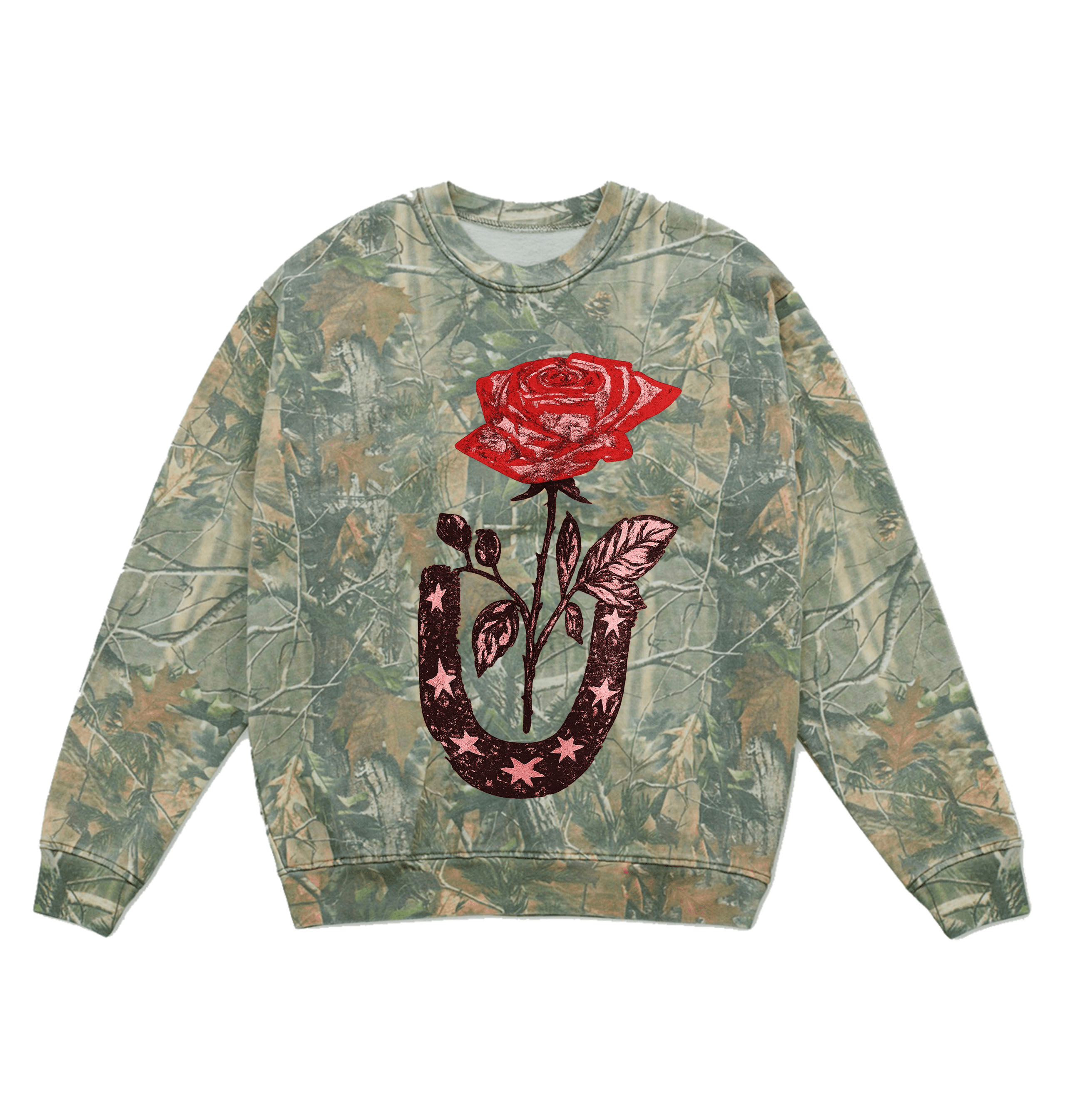 Vintage Wood Camo Shirts & Tops Front