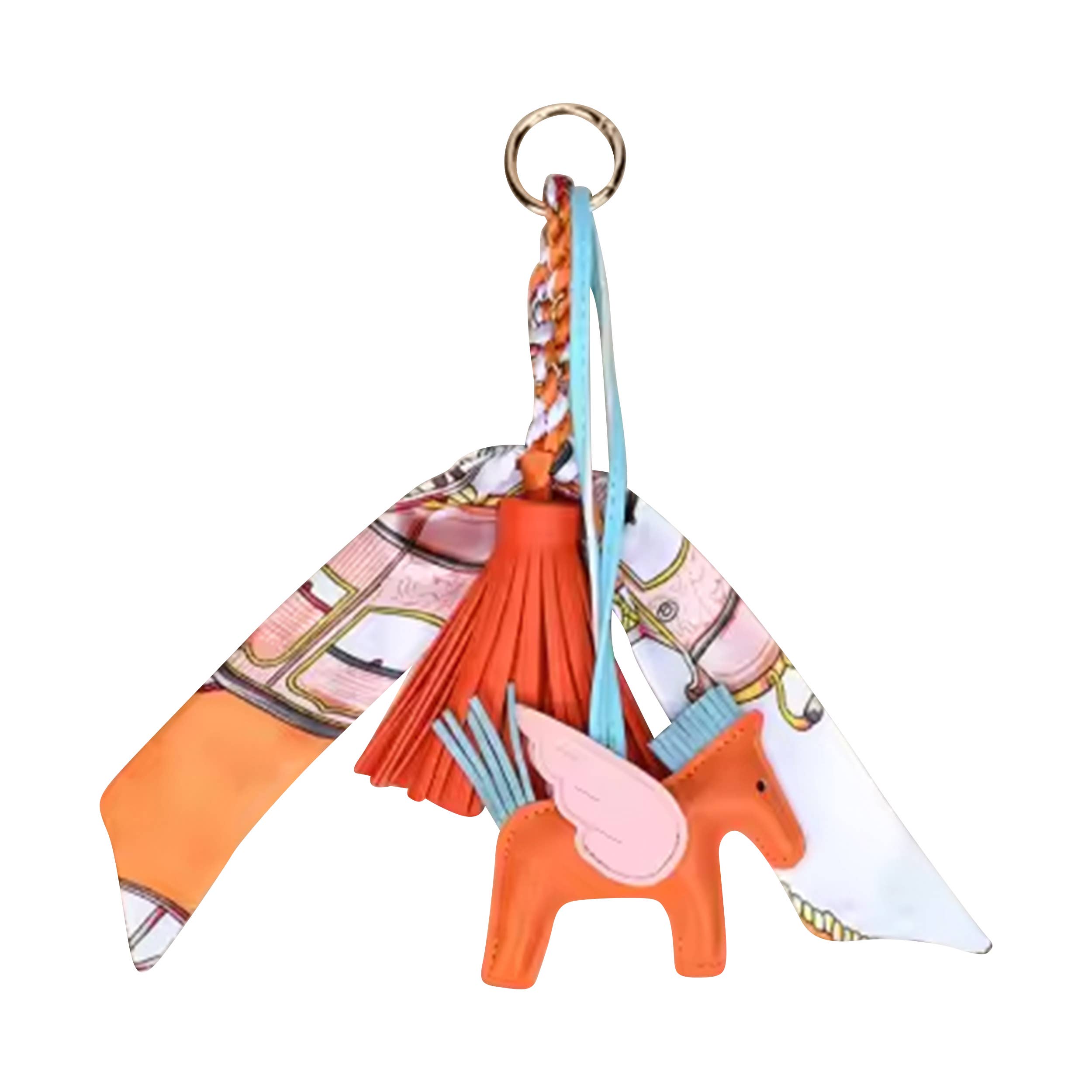 Western Trend Alert! Horse Charm w/ Scarf Bag Charms!: Pink
