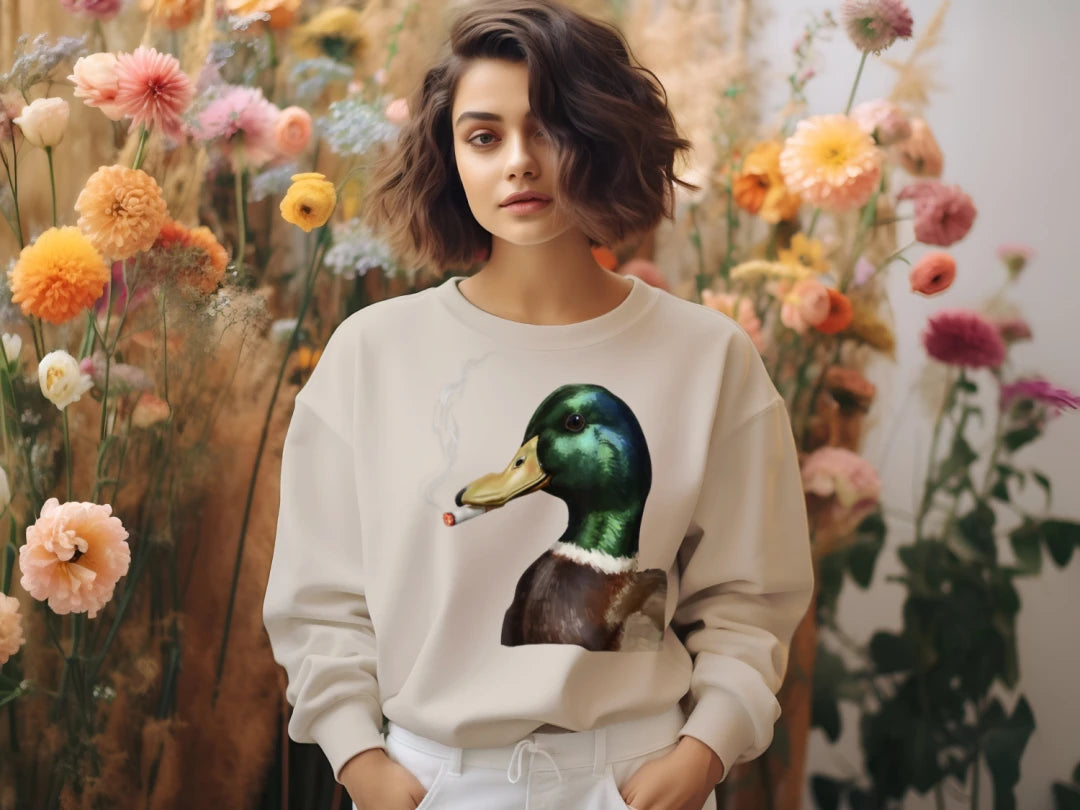 Smoking Mallard Sweatshirt