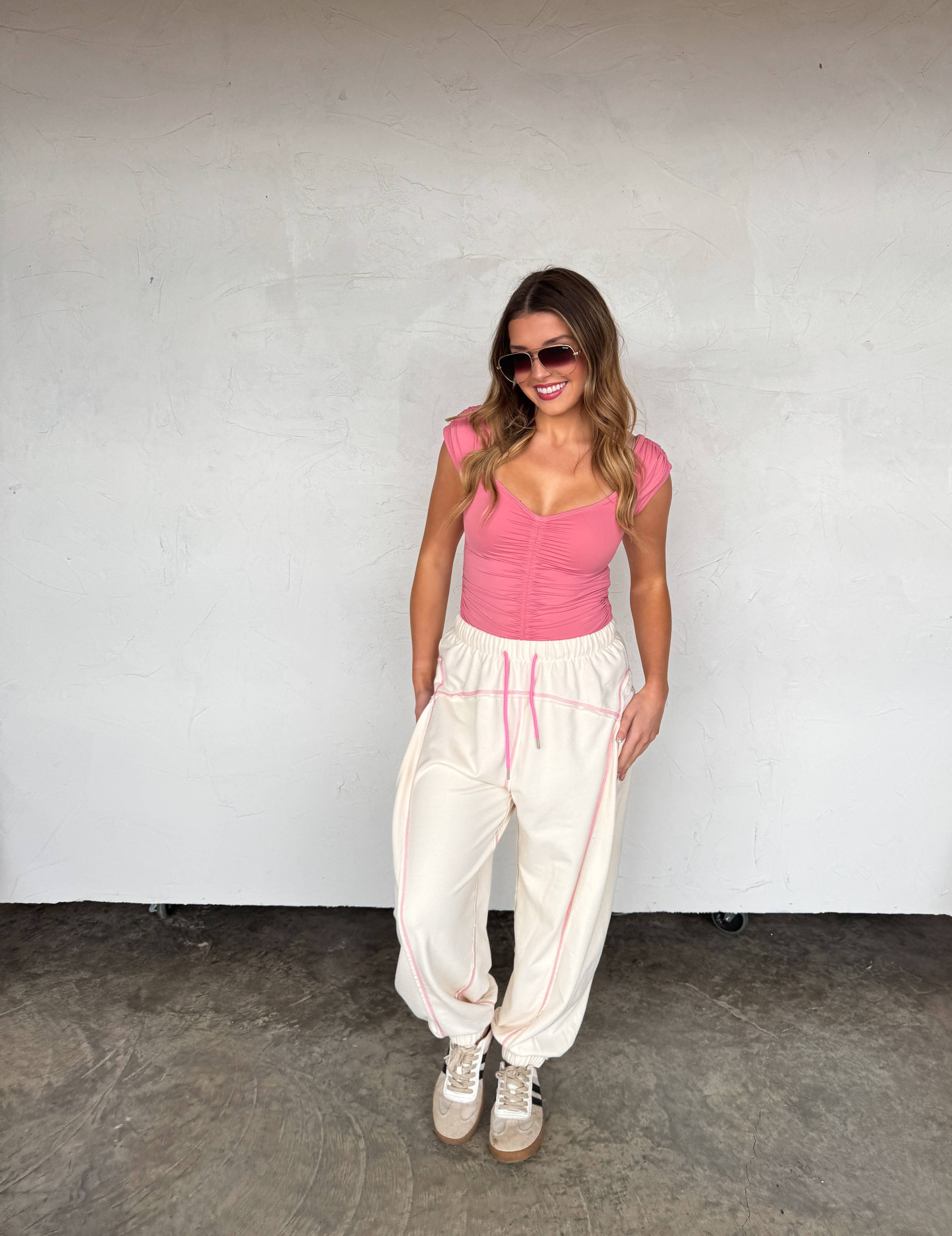 LOUNGE ABOUT JOGGERS: PINK / 2X