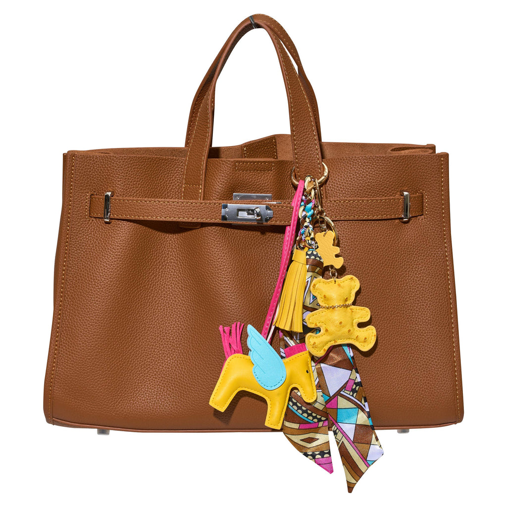 Western Trend Alert! Horse Charm w/ Scarf Bag Charms!: Pink