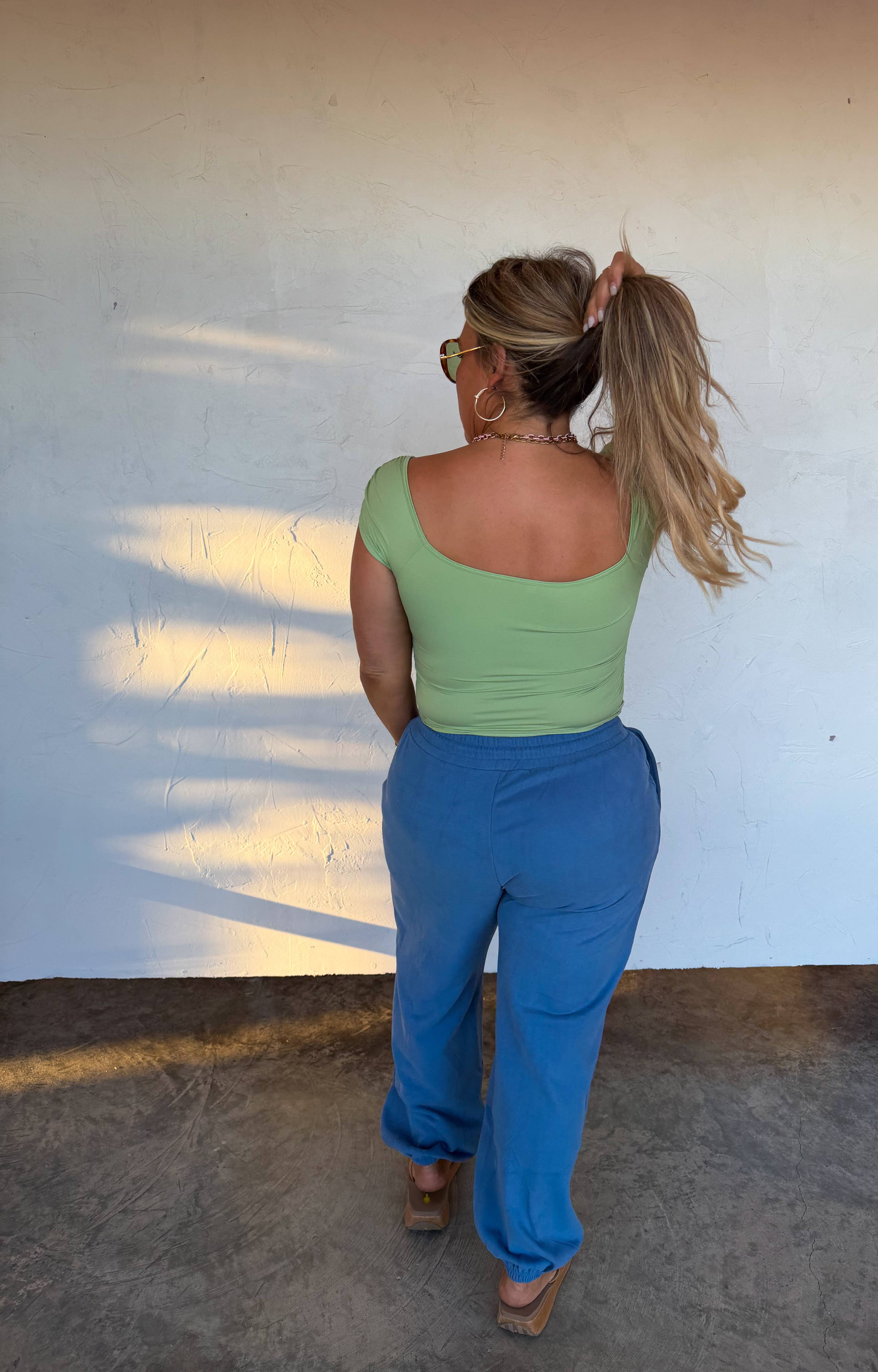 FLOWER POWER JOGGERS: CHARCOAL / 3X