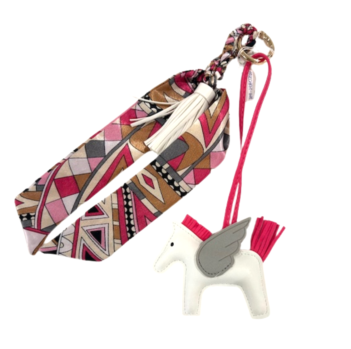 Western Trend Alert! Horse Charm w/ Scarf Bag Charms!: Red